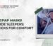 Best CPAP Masks for Side Sleepers: Top Picks for Comfort. Man sleeping on his side wearing a CPAP mask, promoting Life Plus Medical Equipment
